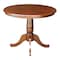 International Concepts Round 36 in Round Top Pedestal Table, 28.9 inH, Espresso, 36 W, 36 L, 29.1 in H, Wood, Espresso K581-36RT - alternate 2